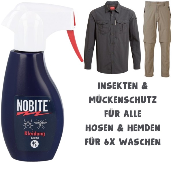 NOBITE Kleidung Insektenschutz-Imprägnierung für Textilien