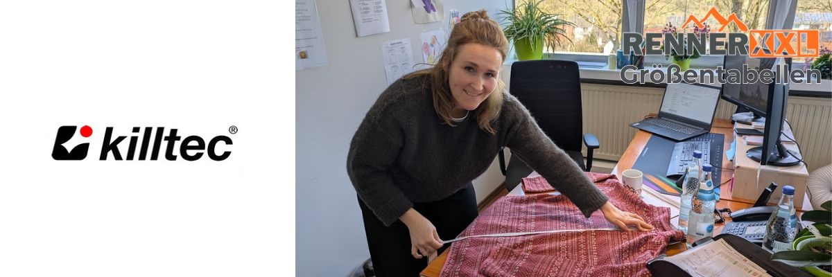 Killtec Größentabelle bei RennerXXL – Größenberatung für Übergrößen bis 8XL mit Ramona Wallenberger