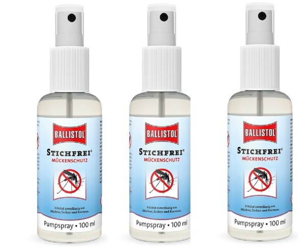 BALLISTOL Stichfrei MückenSpray Sparpack | 3x 100 ml