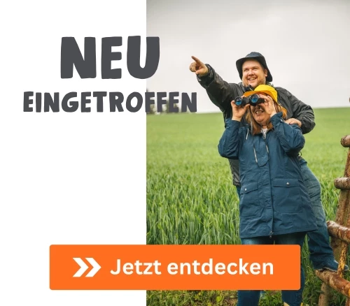 Neu eingetroffen: Outdoorbekleidung in Übergrößen