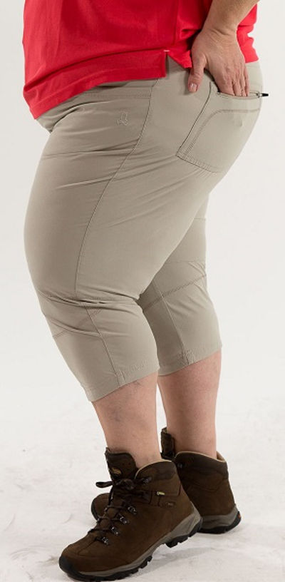 Hosen für dicke Waden in Übergrößen – Wanderhose mit weitem Beinschnitt für kräftige Beine