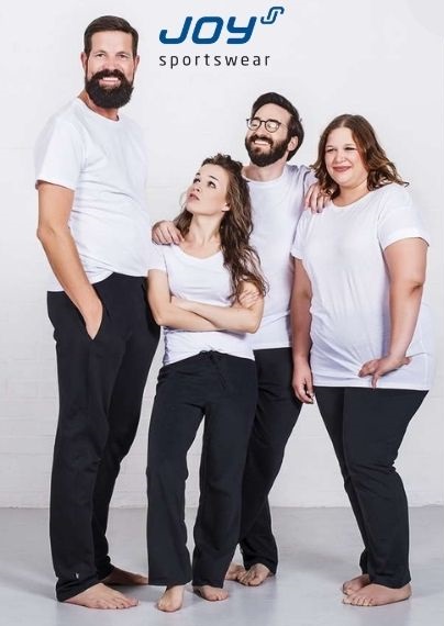 Joy Sportswear Jogginghose Damen Langgröße - verschiedene Körpergrößen und Konfektionsgrößen im Vergleich