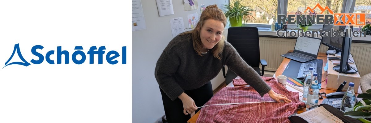 Sch&ouml;ffel Gr&ouml;&szlig;entabelle &ndash; Ramona Wallenberger misst Sch&ouml;ffel Bekleidung bei RennerXXL