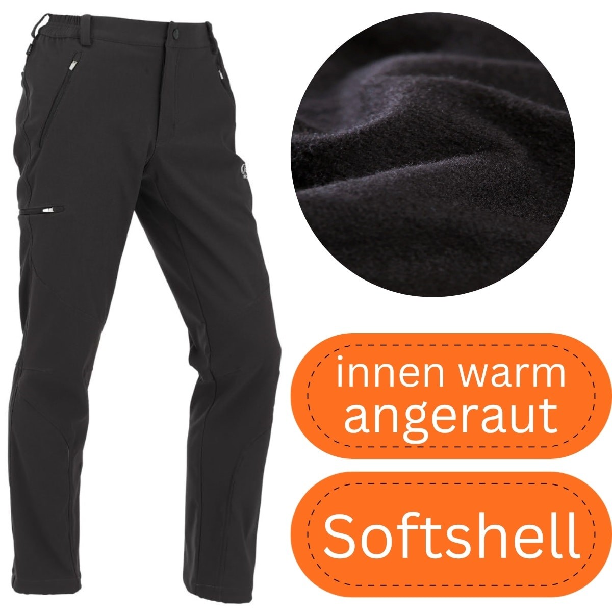 Maul Klosters II Damen Winter Softshell Funktionshose große Größen