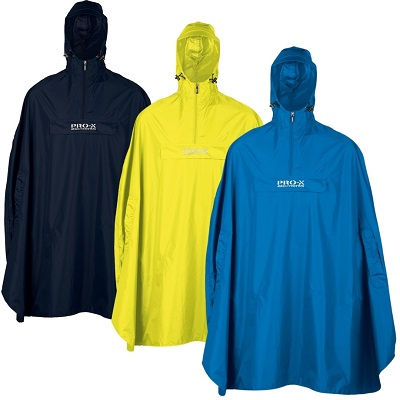 Regenponcho Übergröße Pro-X Elements – navy, gelb und blau in großen Größen